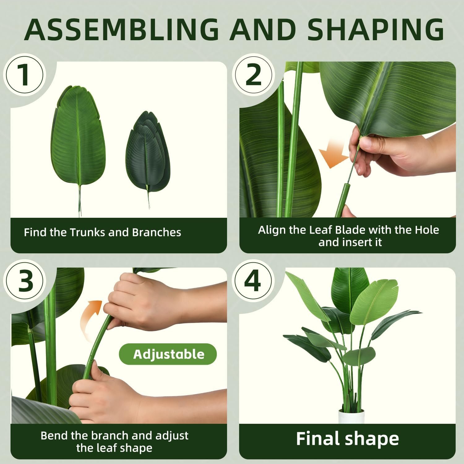Decorative Artificial Bird of Paradise Plant - Image 2
