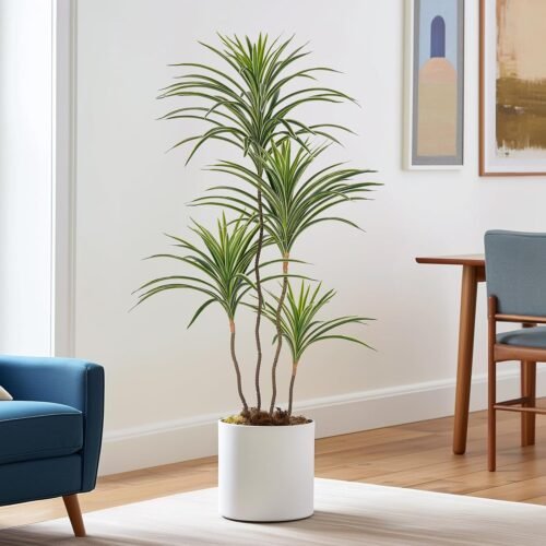 Artificial Tropical Dracaena Floor Plant