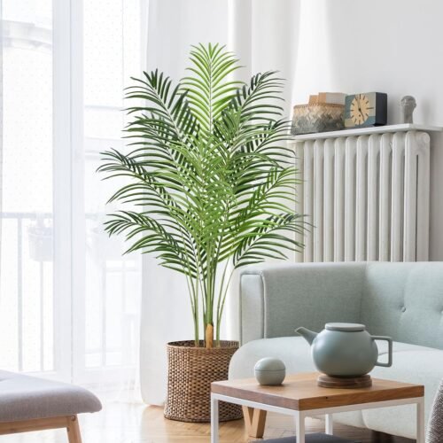 Artificial Tropical Palm Floor Plant
