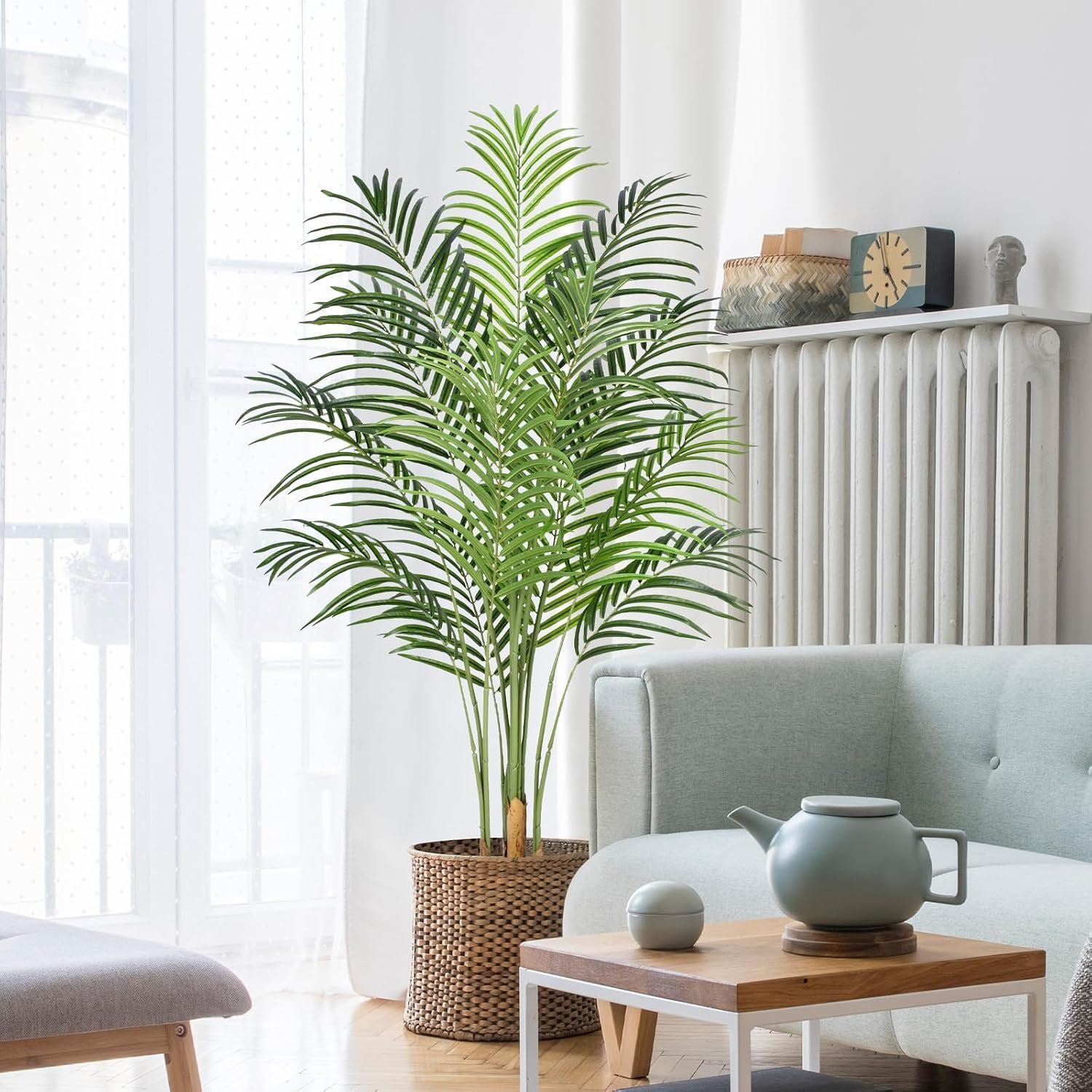 Artificial Tropical Palm Floor Plant