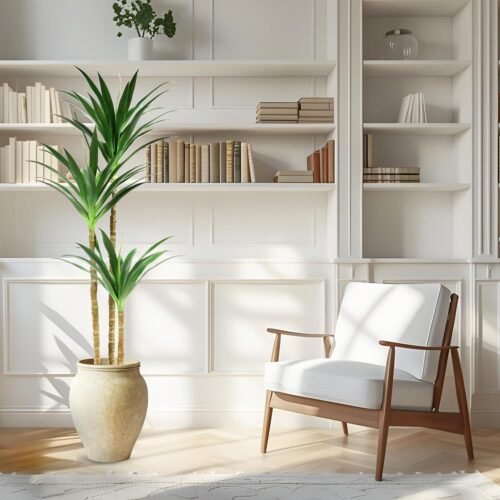 Realistic Artificial Dracaena Floor Plant