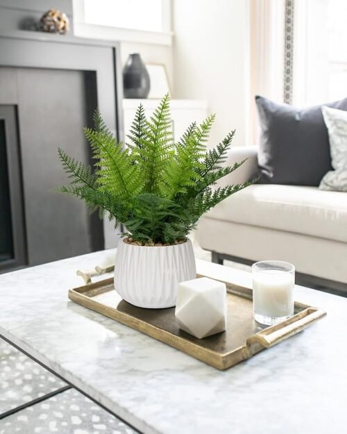 Artificial Fern Decorative Desk Plant